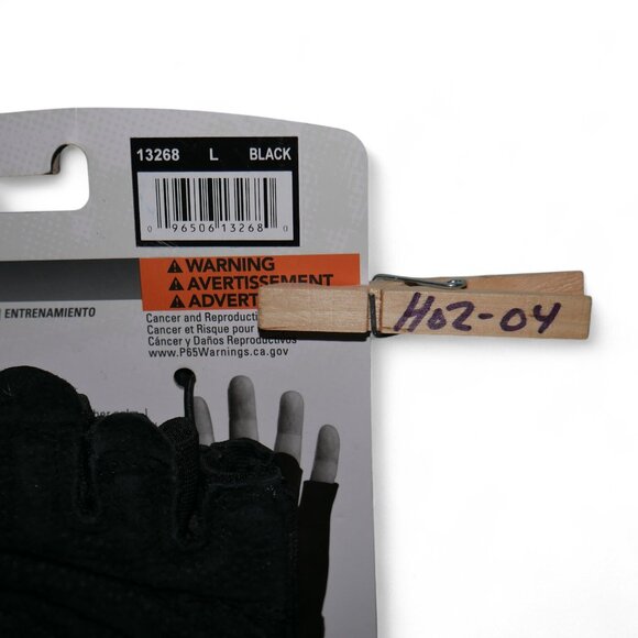 Harbinger Men's Power Weightlifting Glove with Adjustable Wrist Strap Size L - Picture 2 of 8